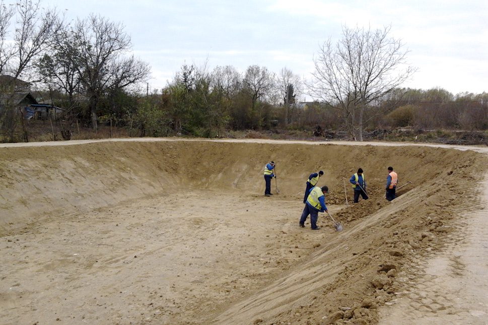 BRIGAID COI Romania Constuction phase of the polders