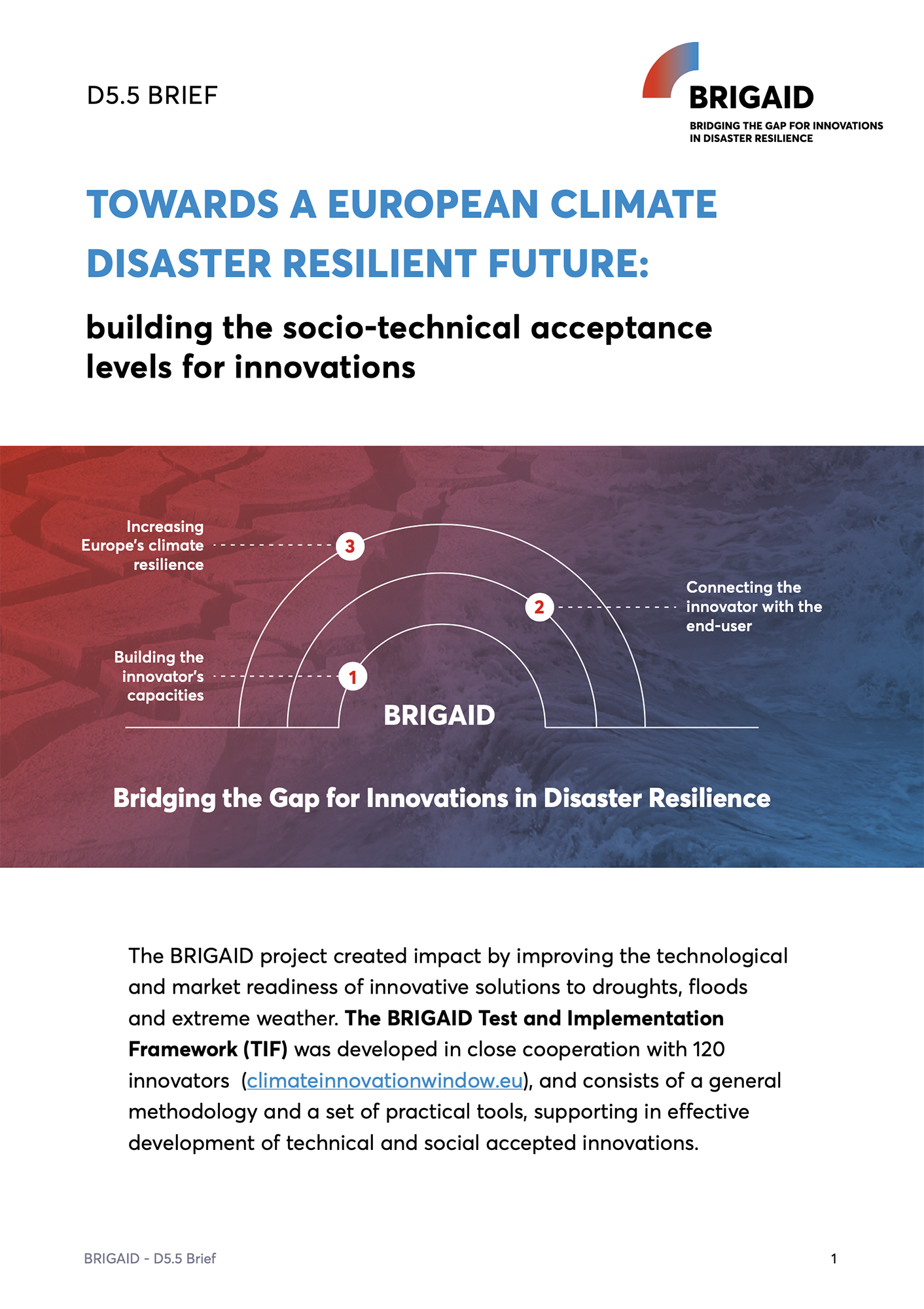 BRIGAID-The Test and Implementation Framework (TIF) tool